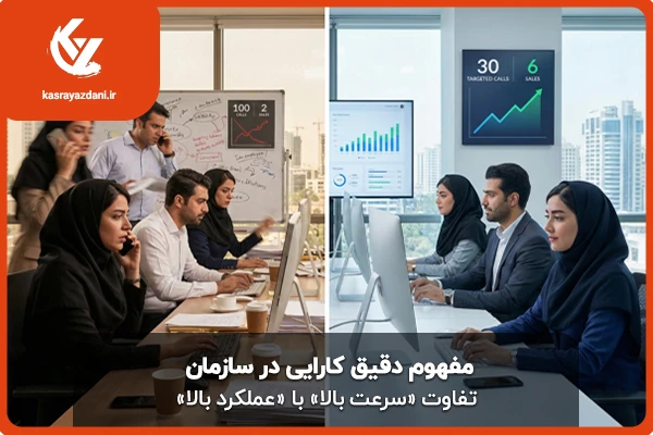 مفهوم دقیق کارایی در سازمان
